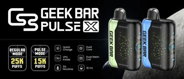 Geek Bar Pulse X 25000口 【買五送一】小火箭拋棄式電子煙 