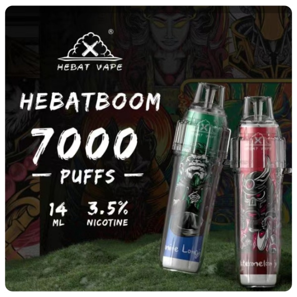 喜貝7000口 HEBAT拋棄式電子煙7000口 口味齊全